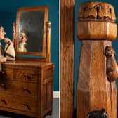 The 1930s Mouseman chest could sell for £6,000