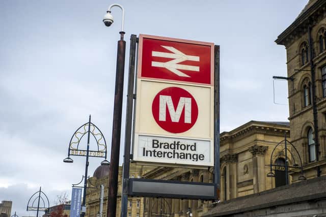 Bradford Interchange train station pictured in 2020. PIC: Tony Johnson