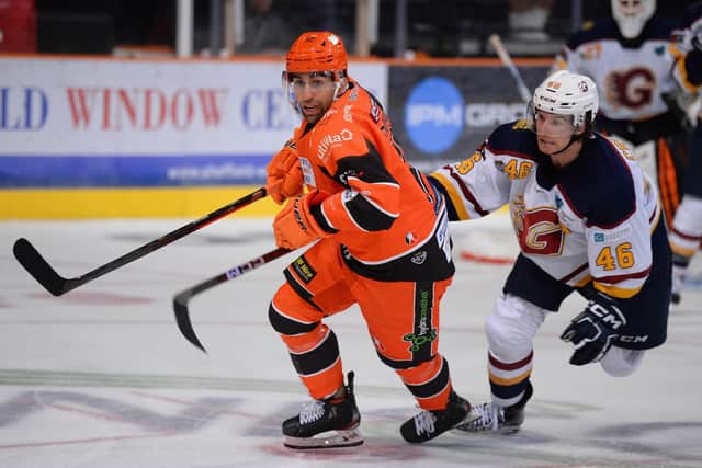 LEADING MAN: Daniel Ciampini is Sheffield Steelers' top points-producer in the regular season, sitting 20th overall in the entire Elite League with five goals and 12 assists in 16 games. Picture courtesy of Dean Woolley.