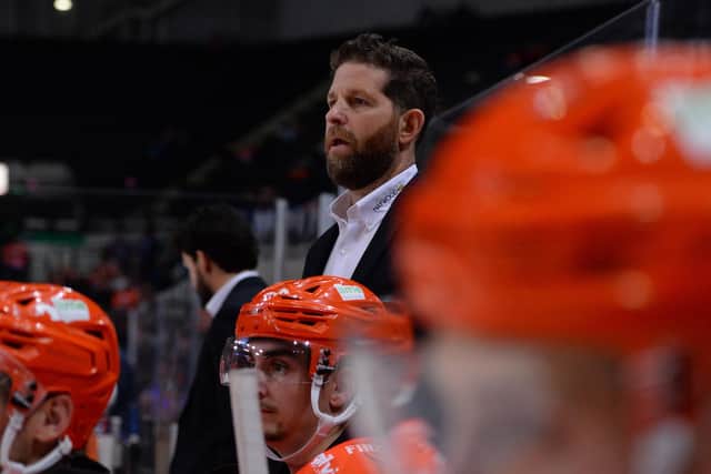 GETTING BETTER: Sheffield Steelers' head coach Aaron Fox says his players can go to Cardiff in confident mood. Picture courtesy of Dean Woolley/Steelers Media.