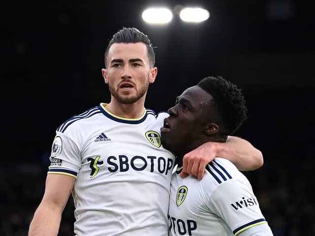 Jack Harrison has completed a loan move from Leeds United to Everton. Image: Stu Forster/Getty Images