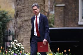 Ed Miliband, Secretary of State for Energy Security and Net Zero, arrives ahead of the weekly cabinet meeting at Downing Street on March 17, 2026 in London, England. (Photo by Dan Kitwood/Getty Images)