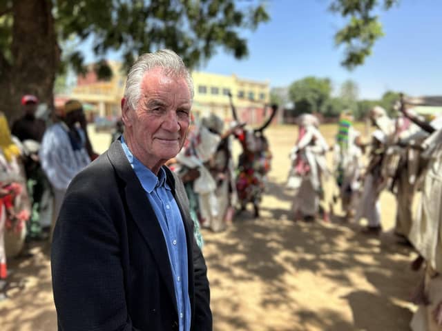Photo from Michael Palin in Nigeria Picture: ITN / Channel 5 Television. N