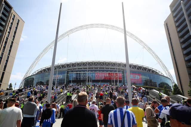 The Yorkshire rivals are set to battle it out for a place in the Championship under the famous Wembley arch.  Image: Catherine Ivill/Getty Images