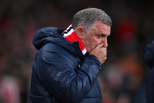 Sunderland have sacked Tony Mowbray as head coach. Image: Stu Forster/Getty Images