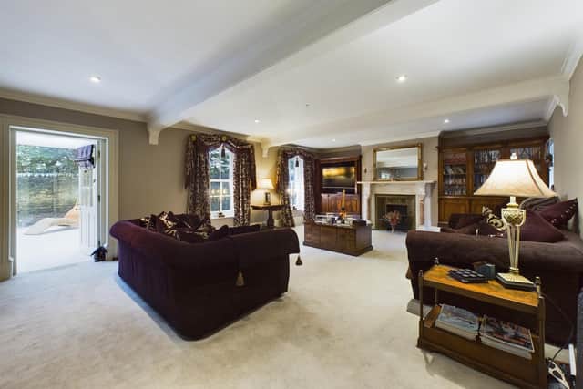 The luxurious sitting room at the property