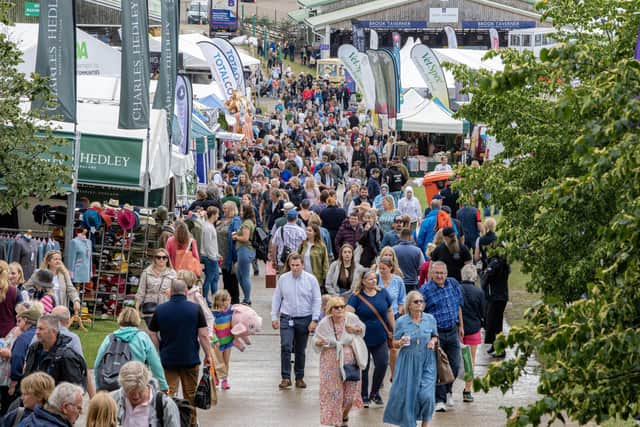 Crowds on the first day of the Great Yorkshire Show in Harrogate. (Pic credit: Tony Johnson)