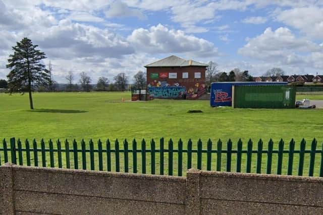 A view of the club\'s pavilion building, from Park View in Swillington