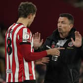 VALUED: Paul Heckingbottom (right) was keen to keep Sander Berge at Sheffield United