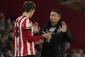 VALUED: Paul Heckingbottom (right) was keen to keep Sander Berge at Sheffield United