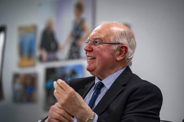 Sir Alan Langlands, former Chief Executive of the NHS and Vice-Chancellor of the University of Leeds, is the new chair of Trustees at Yorkshire Cancer Research. Photographed for The Yorkshire Post by Tony Johnson in Harrogate.