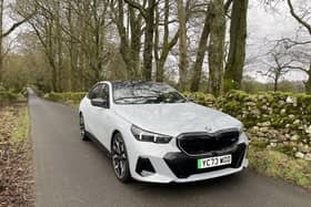 Frederic Manby is less than impressed by the range of the rapid BMW i5 M60 xDrive