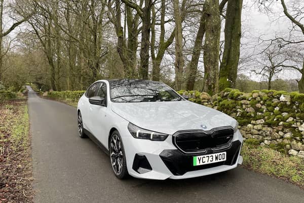 Frederic Manby is less than impressed by the range of the rapid BMW i5 M60 xDrive