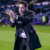 Hull City manager Liam Rosenior applauds the visiting fans at the Sky Bet Championship match against Yorkshire rivals Sheffield Wednesday at Hillsborough. Picture: Ian Hodgson/PA Wire.