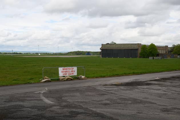 Former Royal Air Force Station, RAF Linton-on-Ouse is pictured in the village of Linton-on-Ouse, near York.