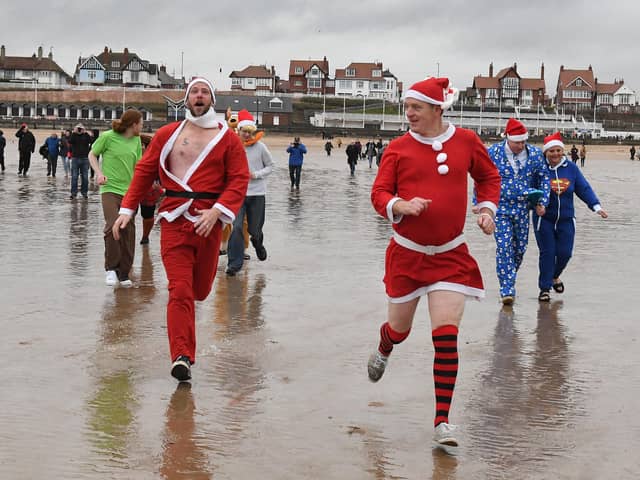 The Boxing Day dip at Bridlington in 2019