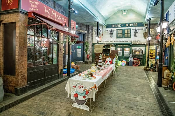 The main street, one of Three Victorian streets which feature at the Abbey House Museum in Leeds photographed for The Yorkshire Post by Tony Johnson.