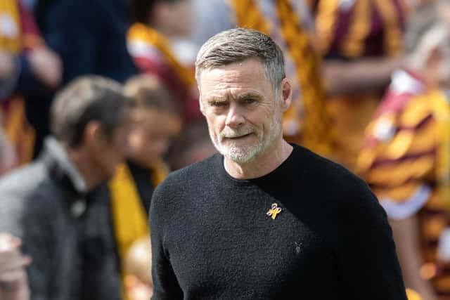 Bradford City manager Graham Alexander. Photo: Tony Johnson.