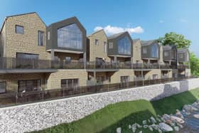 An artist's impression of some of the homes planned for the site - Picture by Watson Batty Architects