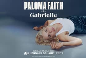 Paloma Faith and special guest Gabrielle. to play Leeds Millennium Square on Sunday, July 7, 2024