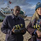 Paterson Joseph as Samuel and Daisy Haggard as Janet in The Boat Story. Photo: BBC/Two Brothers/Matt Squire.