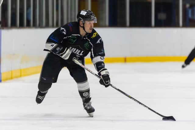 BACK FOR MORE: Forward Nathan Salem will have a key role for Hull Seahawks in their second NIHL National season. Picture courtesy of Tony King/Seahawks Media.