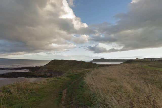 Researchers looked at the coastline at Scalby, North Yorkshire