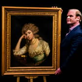 Elstob & Elstob, Auctioneers have just sold a painting of an eminent Georgian lady which soared way above its guide price of £2,000-£3,000, selling for £24,000 Picture By Yorkshire Post Photographer,  James Hardisty. Date: 10th May 2023.