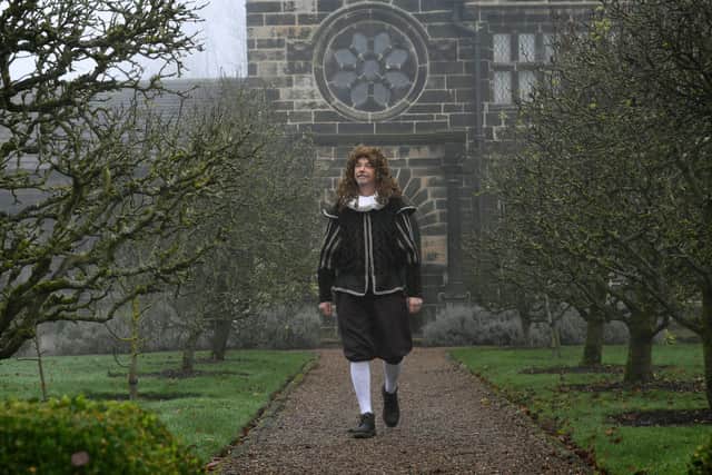 This festive period at East Riddlesden Hall, near Keighley, will host a 'Civil War Christmas' party headed by the property's former owner James Murgatroyd (volunteer David Carruthers). Picture Jonathan Gawthorpe
