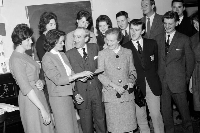 A Liberton Young Unionists meeting in October 1963.