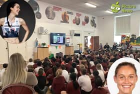 St Nicholas Catholic Primary School, Leeds tuned in to hear from Stef Reid MBE & Katie Harrison