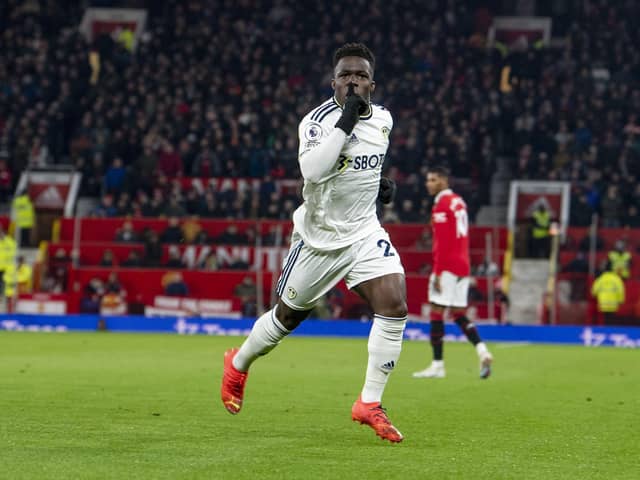 CONSISTENT QUALITY: Leeds United gpalscorer Willy Gnonto