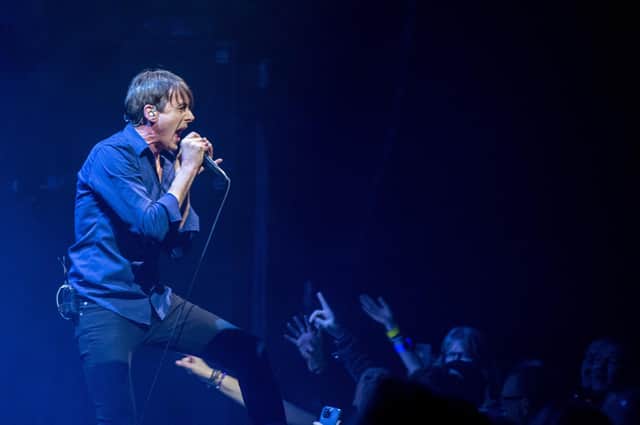 Brett Anderson, frontman of Suede, playing at the Barbican in York. Picture: Ernesto Rogata