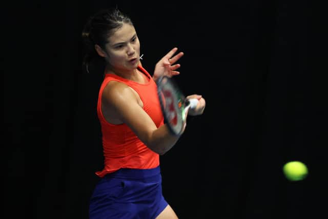 Emma Raducanu of Great Britain faces a race against time to be fit for the Australian Open. (Picture: Phil Walter/Getty Images)