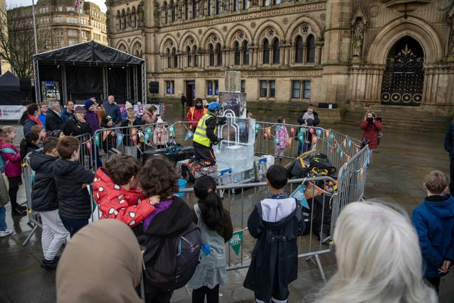 The event kicked off Christmas celebrations in Bradford