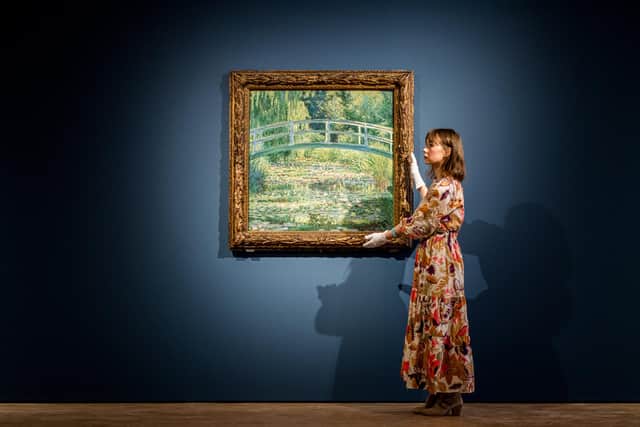 Monet’s The Water-Lily Pond is the central feature of a new exhibition at York Art Gallery, one of the 12 regional partners receiving one of the National Gallery's masterpiece paintings to mark its 200th anniversary this year. Picture: Charlotte Graham