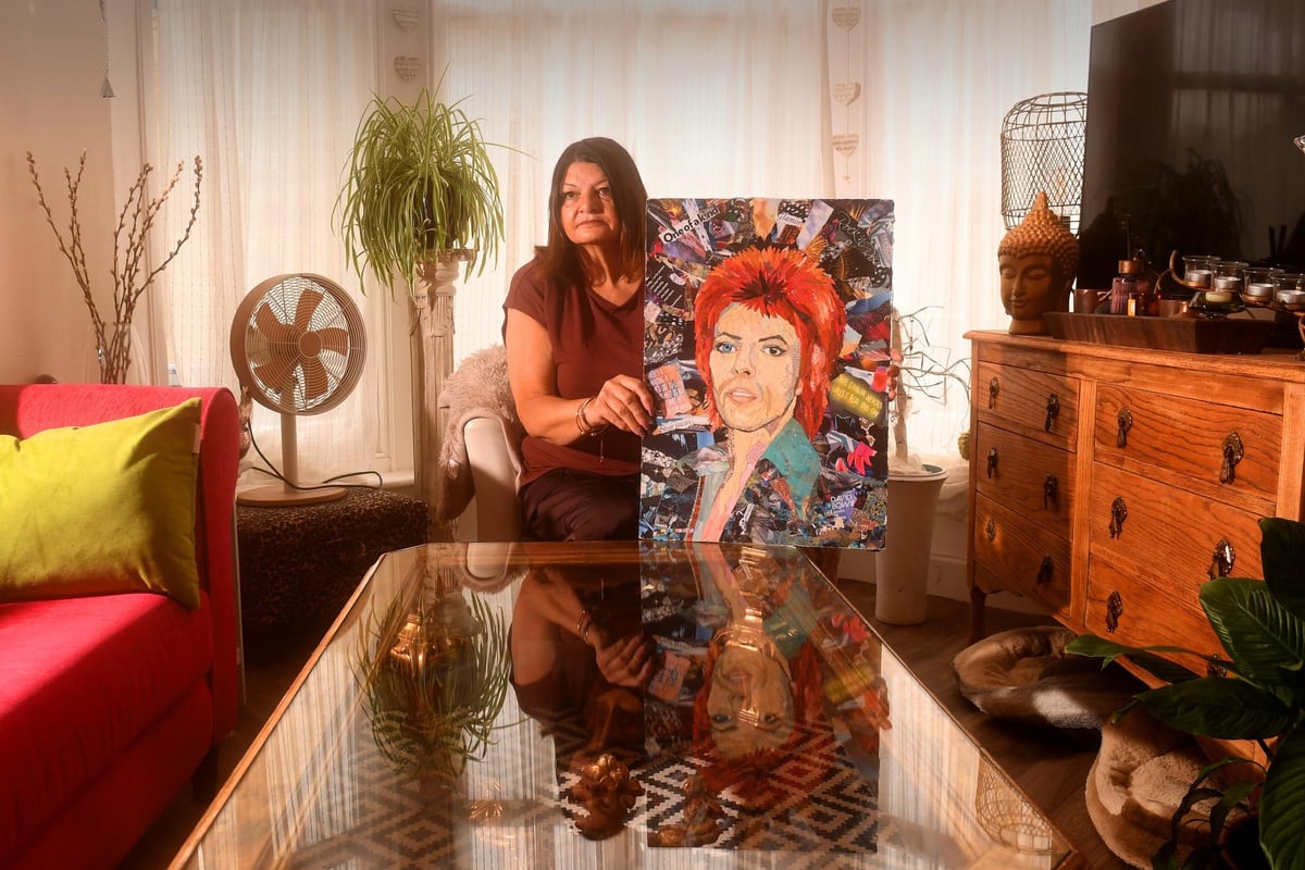 'A lot of people don’t realise it is paper – they look at it and think it is paint,' torn paper artist Jan Folan