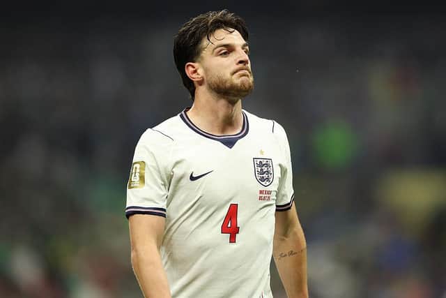 COOKED RICE:  Declan Rice's fitness is an ongoing concern for England (Image: Michael Steele/Getty Images)