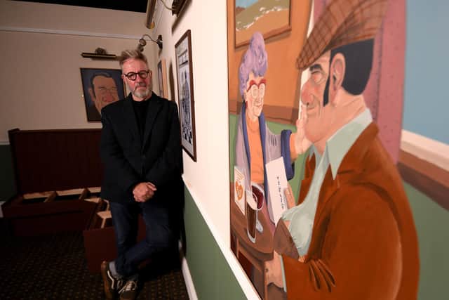 Pete McKee's new exhibition has opened this weekend. Picture by Yorkshire Post Photographer Simon Hulme