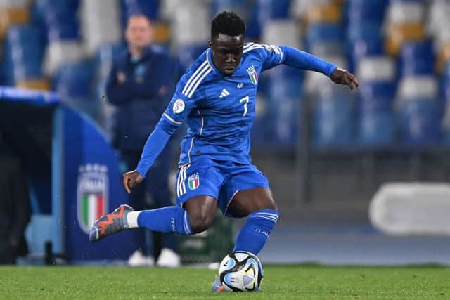 INTERNATIONAL INJURY: Willy Gnonto strained his ankle playing for Italy against Malta