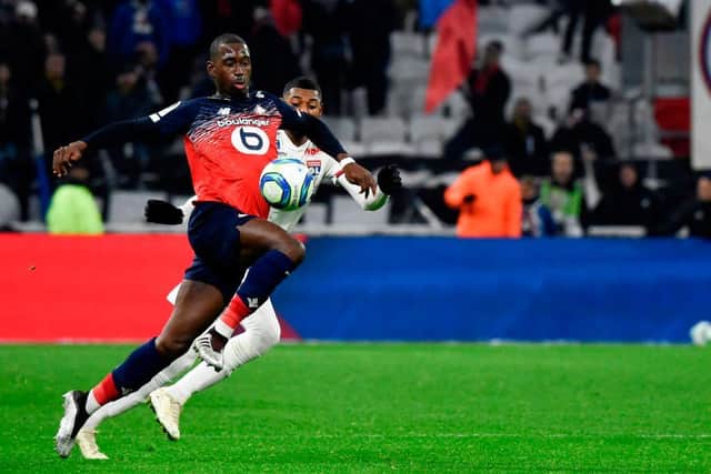 Leeds United are ready to join the race to sign Lille midfielder Boubakary Soumare this summer. Newcastle United have been interested in the past. (Football Insider) 

(Photo by JEAN-PHILIPPE KSIAZEK/AFP via Getty Images)