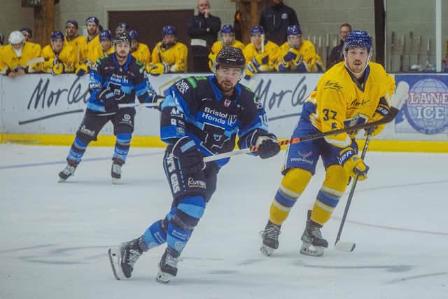 INCOMING: Canadian centre Owen Sobchak will be in Hull Seahawks line-up this Saturday to face-off against Bees IHC. Picture: Jacob Lowe/Knights Media.