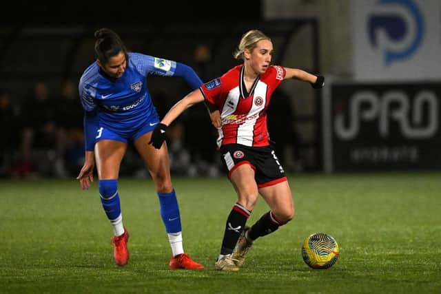 Sheffield United's Bex Rayner, right, is in her second spell with the Blades. (Picture: Stu Forster/Getty Images)
