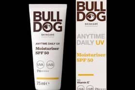 Bulldog Skincare Anytime Daily UV Moisturiser SPF 50 - designed with endurance in mind.
