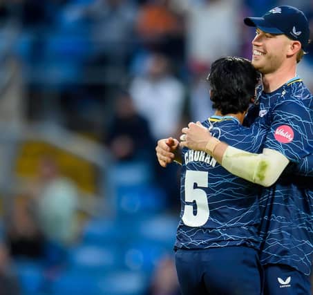 Matthew Revis, right, and Jafer Chohan have been called up by the England Lions. Picture by Allan McKenzie/SWpix.com