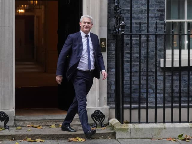 Steve Barclay leaves 10 Downing Street, London. PIC: Victoria Jones/PA Wire