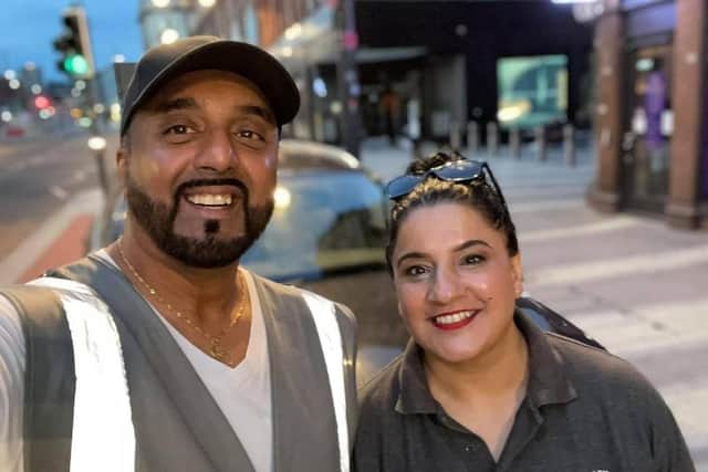 Tina and Aky Suryavansi, founders of the charity. (Pic credit: Homeless Hampers)