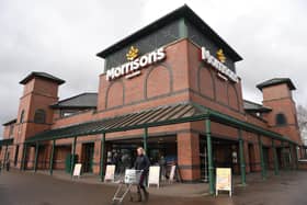 Morrisons has revealed higher grocery sales for the past quarter but warned that "inflation remains disappointingly and stubbornly high" for customers. Picture: Neil Cross