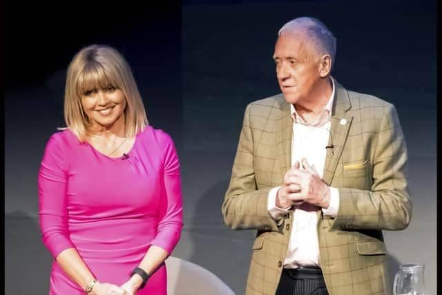Christine Talbot and Harry Gration during his final public show
