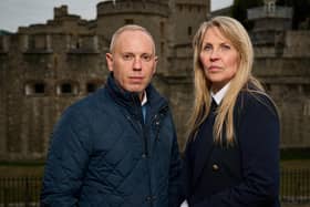 The author Philippa Langley has joined forces with criminal barrister Rob Rinder to examine a Royal mystery in the Channel 4 documentary  The Princes in the Tower: The New Evidence. (Photo supplied on behalf of Channel 4)